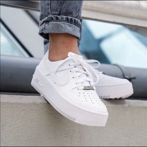 Nike Air force 1 Sage low - white